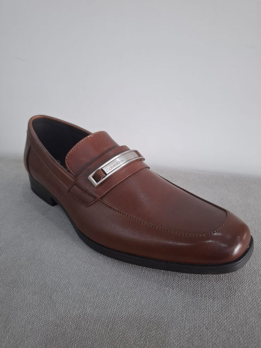 ZAPATOS DE VESTIR CALVIN KLEIN COLOR MAROON - TALLA 42.5