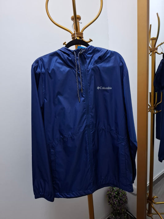 CASACA IMPERMEABLE COLUMBIA AZUL NOCHE - TALLA M