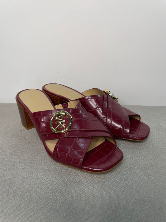 SANDALIAS MICHAEL KORS COLOR ROJO - TALLA 37.5