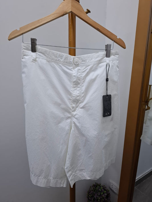 SHORT ARMANI EXCHANGE COLOR BLANCO - TALLA 40