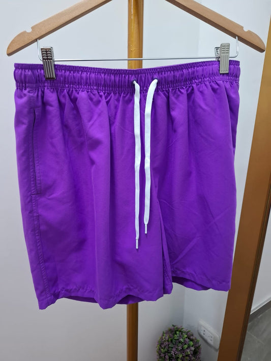 ROPA DE BAÑO CALVIN KLEIN COLOR MORADO - TALLA L