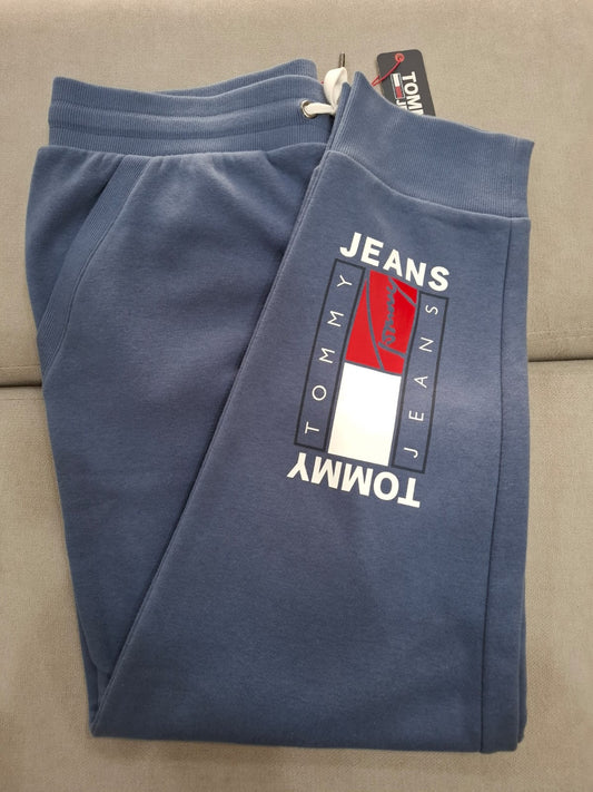 JOGGER TOMMY JEANS COLOR AZUL ACERO - TALLA L