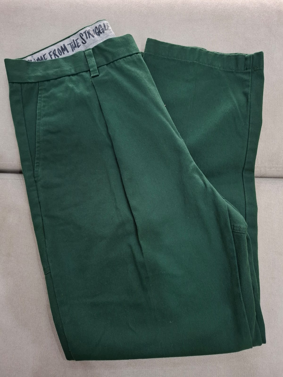 PANTALON TOMMY HILFIGER COLOR VERDE OSCURO - TALLA 34W 32L