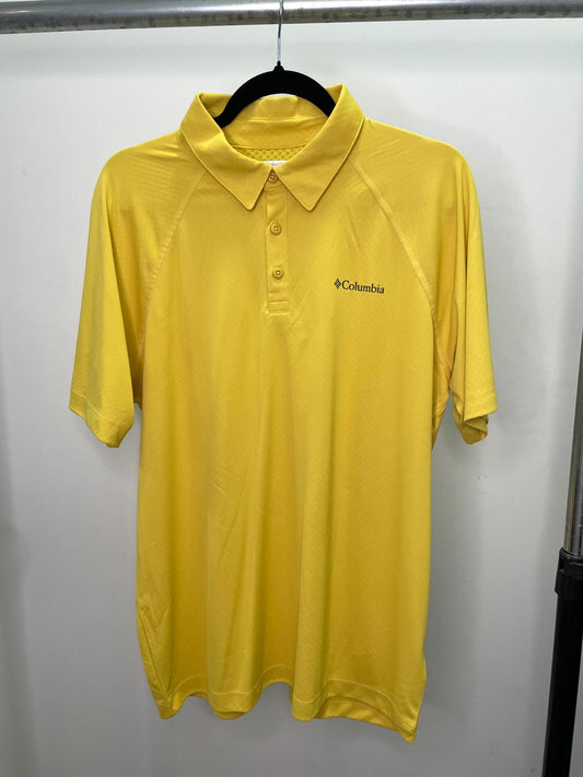 POLO CUELLO CAMISA COLUMBIA COLOR AMARILLO - TALLA M