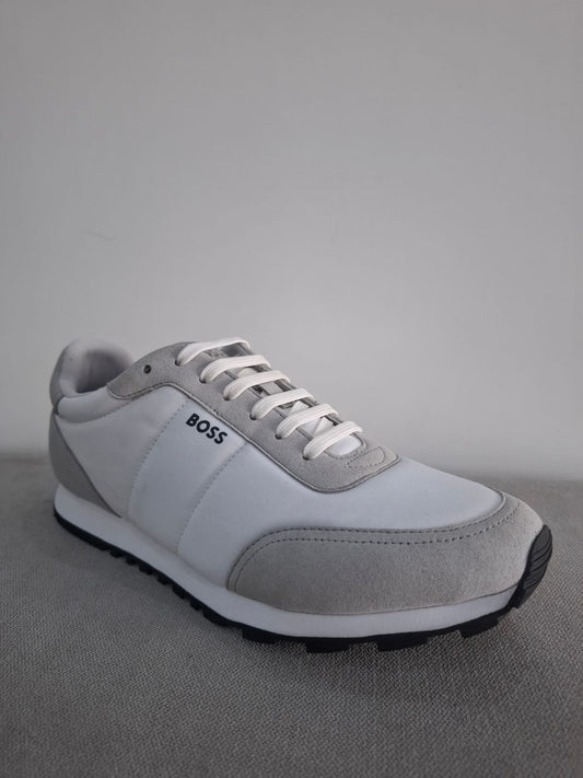 ZAPATILLAS BOSS COLOR BLANCO CON GRIS - TALLA 41