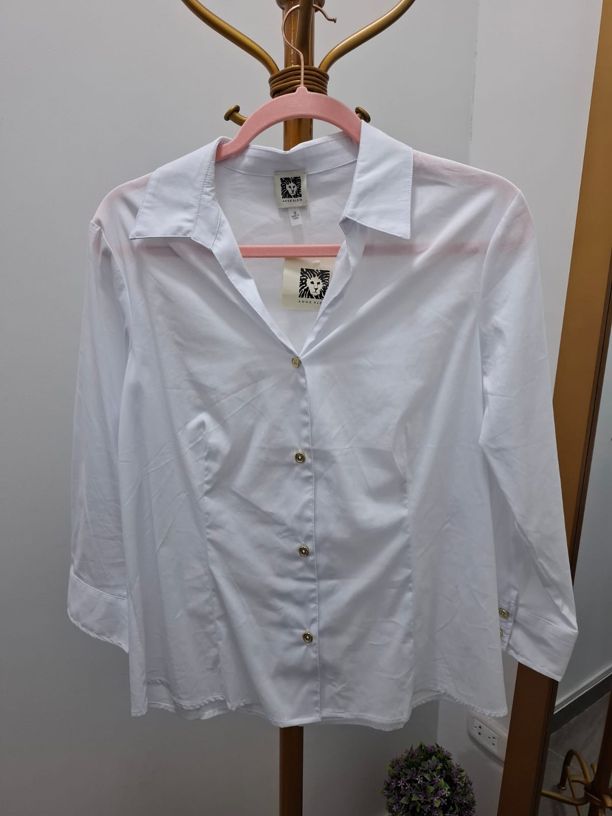 CAMISA PARA MUJER ANNEKLEIN COLOR BLANCO - TALLA M