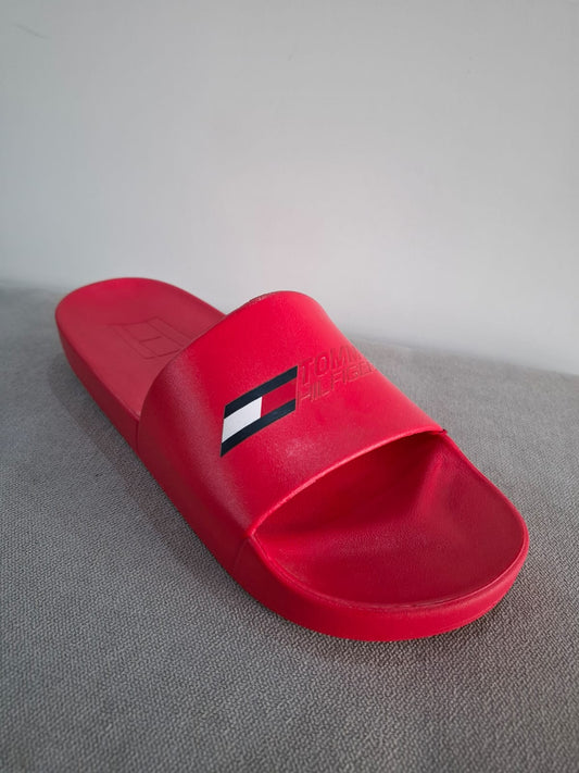 SANDALIAS TOMMY HILFIGER PARA HOMBRE COLOR ROJO - TALLA 41